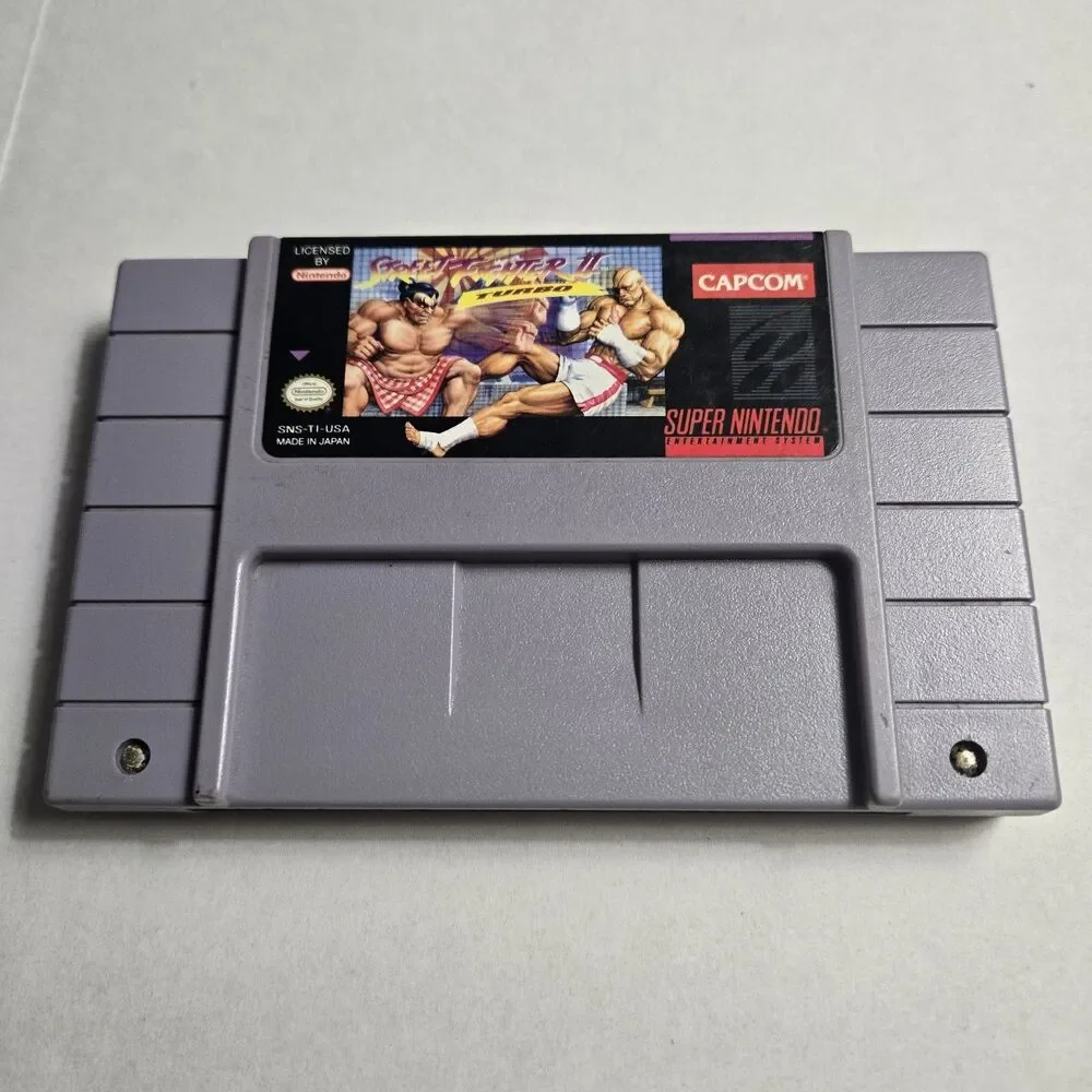 Street Fighter II Turbo (Super Nintendo, 1992) SNES | Authentic | Tested